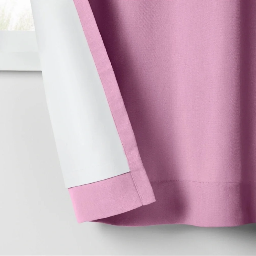 SINGLE Pillowfort 84” Blackout Twill Solid Curtain Panel Purple